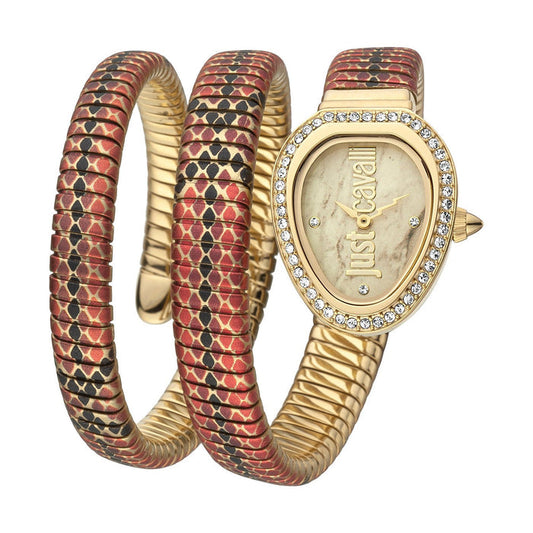 J.U.S.T C.A.V.A.L.L.I  Wrap-Around Analogue Watch