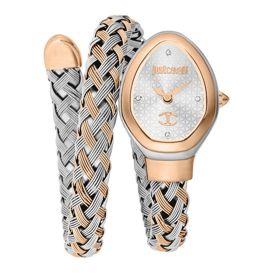 J.U.S.T C.A.V.A.L.L.I  Wrap-Around Analogue Novara Watch