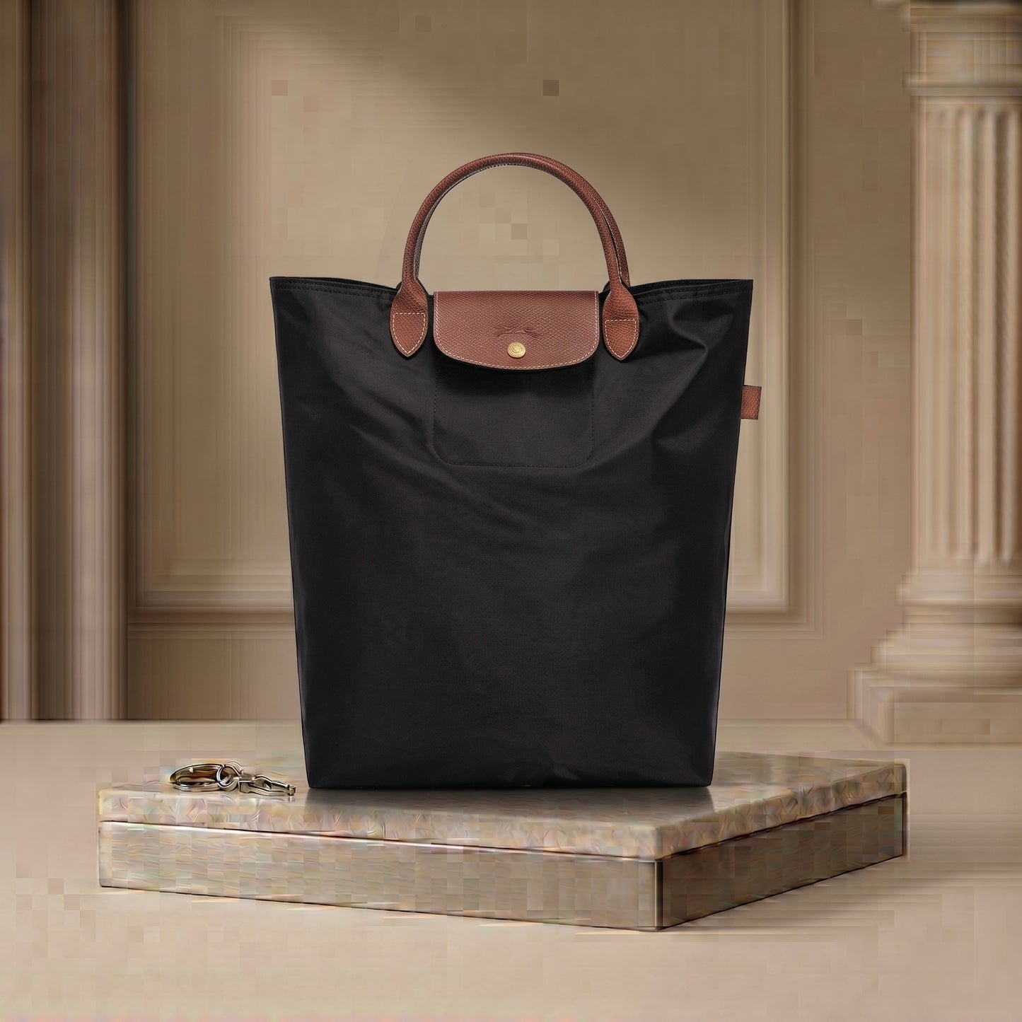 L.O-N.G.C.H-A.M.P Le Pliage Original Tote bag M