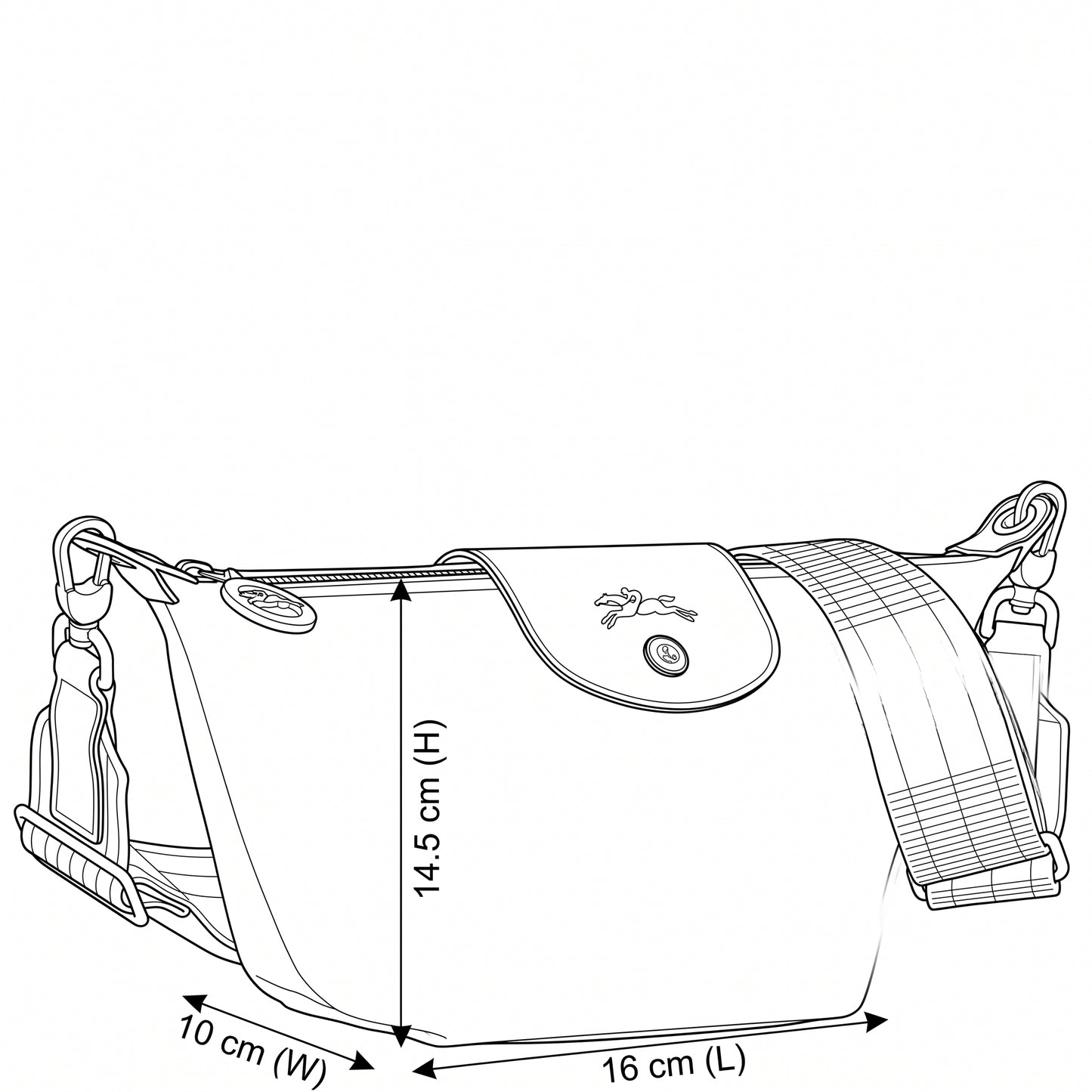 L.O-N.G.C.H-A.M.P Le Pliage Xtra Crossbody bag XS