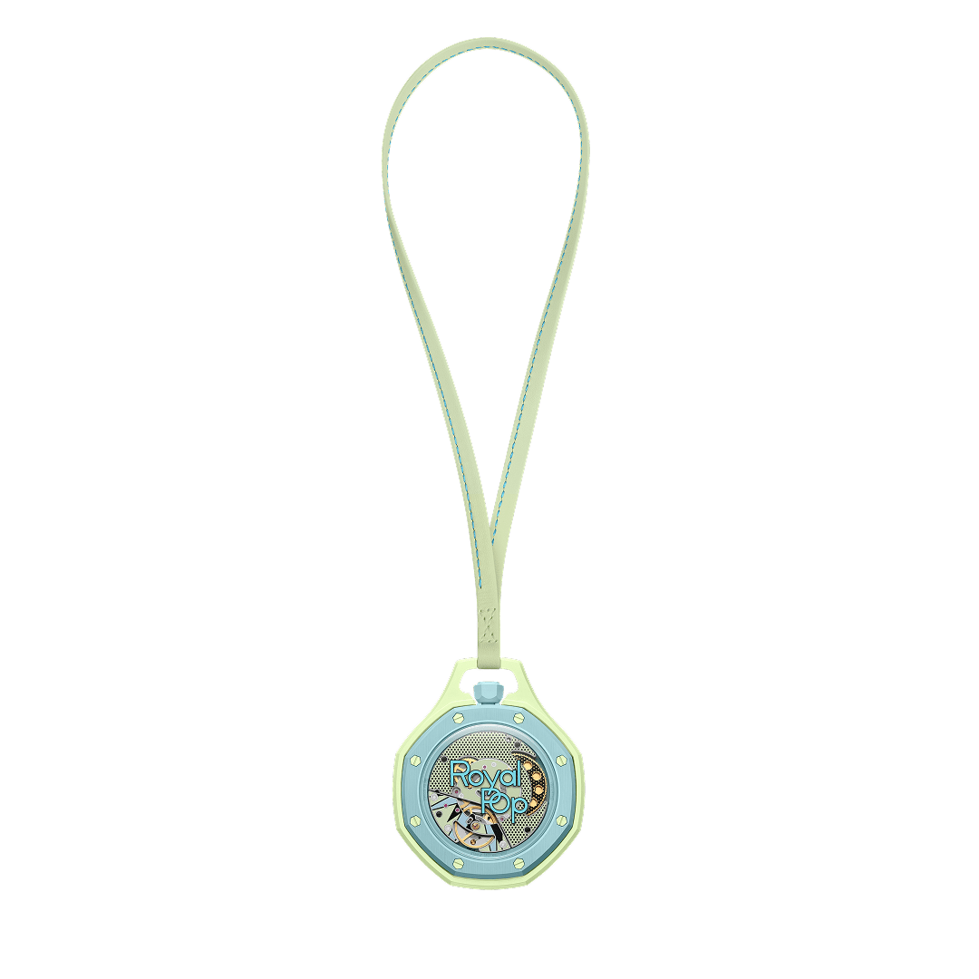 A.u.d.e.m.a.r.s P.i.g.u.e.t x S.W.A.T.C.H ROYAL POP BLAUE ACHT POCKET WATCH
