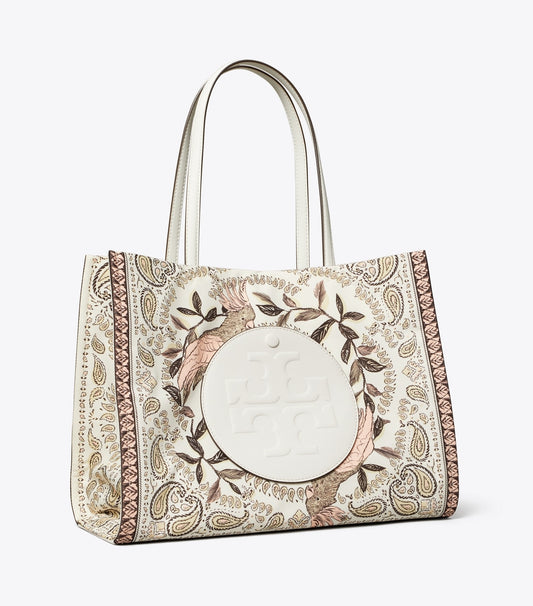 T.O.R.Y B.U.R.C.H ELLA PRINTED SMALL TOTE