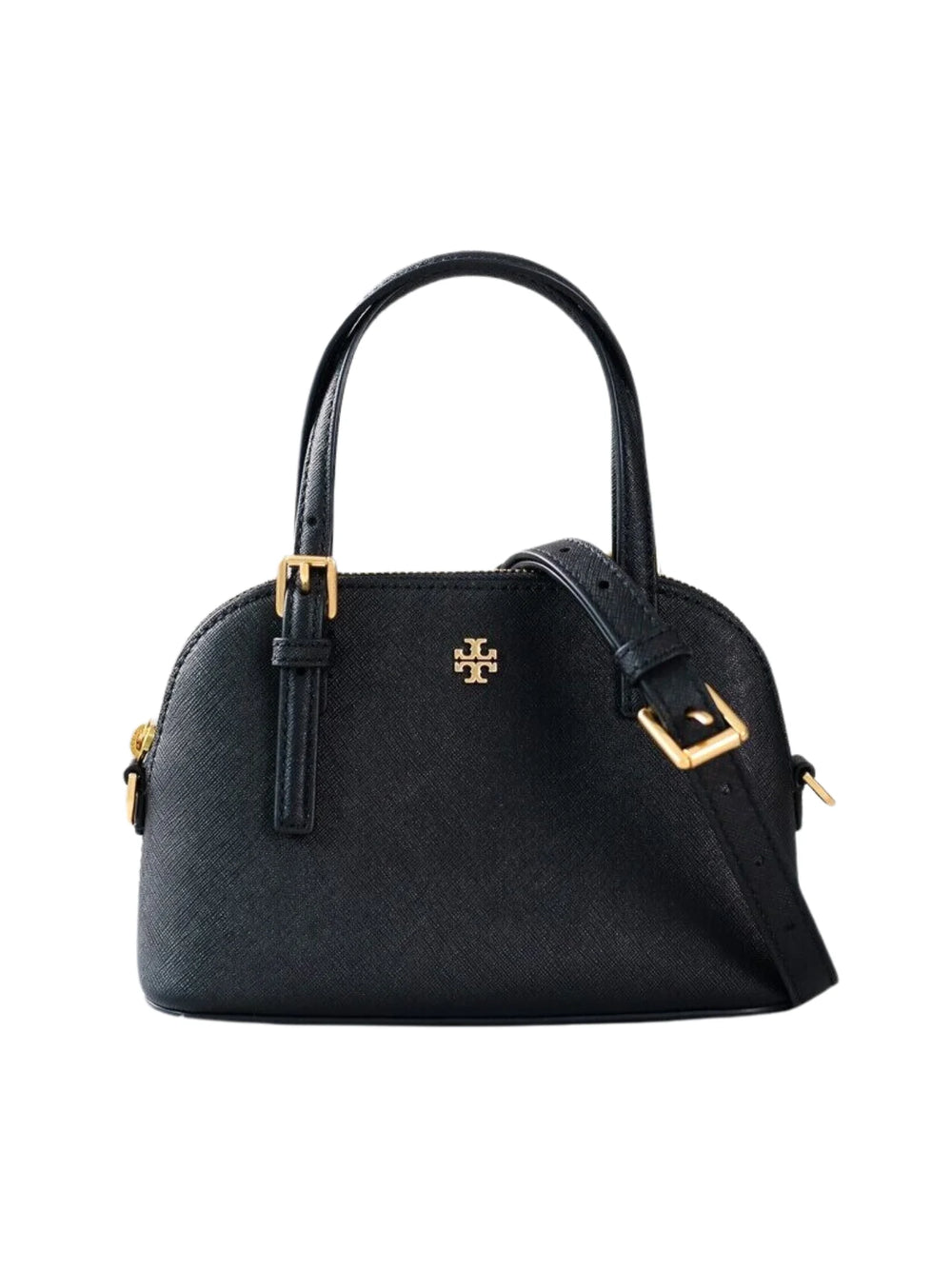 T.O.R.Y B.U.R.C.H Emerson Dome Mini Leather Satchel Crossbody Bag