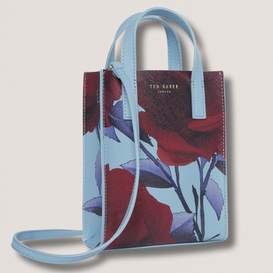 T.E.D B.A.K.E.R EVERRLY: Mini Rose Print Icon Bag