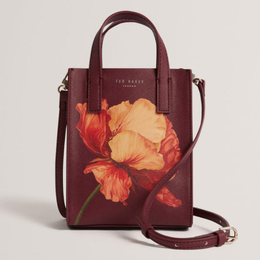 T.E.D B.A.K.E.R SHILEE: Printed Flower Mini Icon Bag