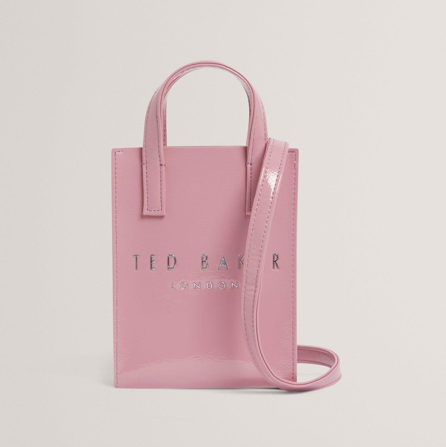 T.E.D B.A.K.E.R Crinkll Crinkle Mini Icon Bag Pink