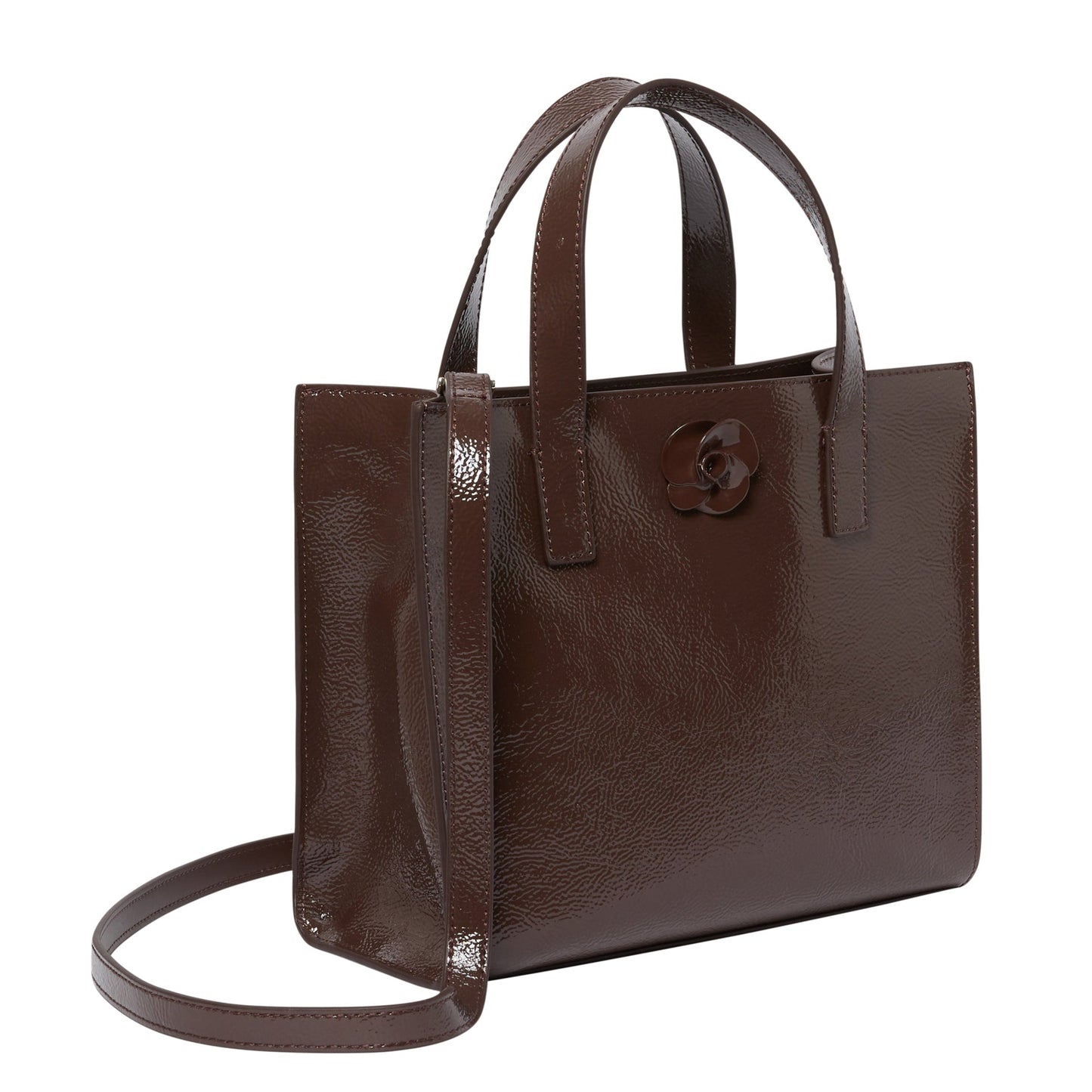 T.E.D B.A.K.E.R Rouseta Rose Detail Midi Leather Bag