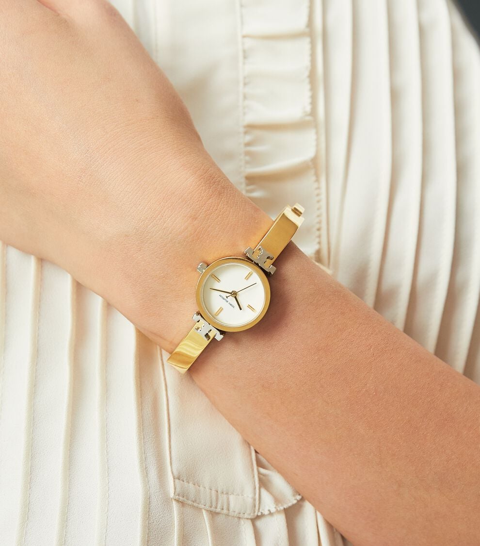 T.O.R.Y B.U.R.C.H Watch, Gold-Silver