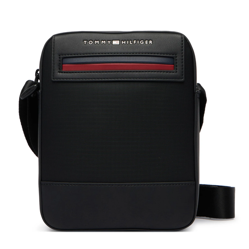 T.O.M.M.Y H.I.L.F.I.G.E.R Th Foundaiton Mini Reporter  Black Purse