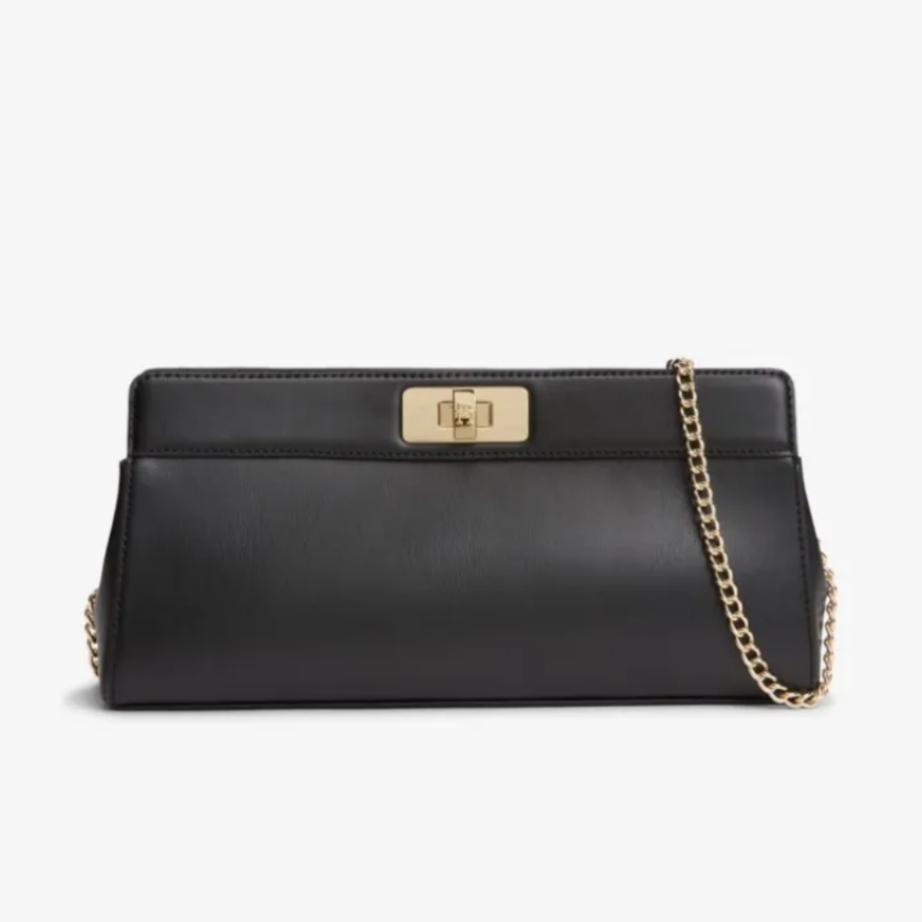 T.O.M.M.Y H.I.L.F.I.G.E.R Modern Chain TH Monogram Clasp Clutch