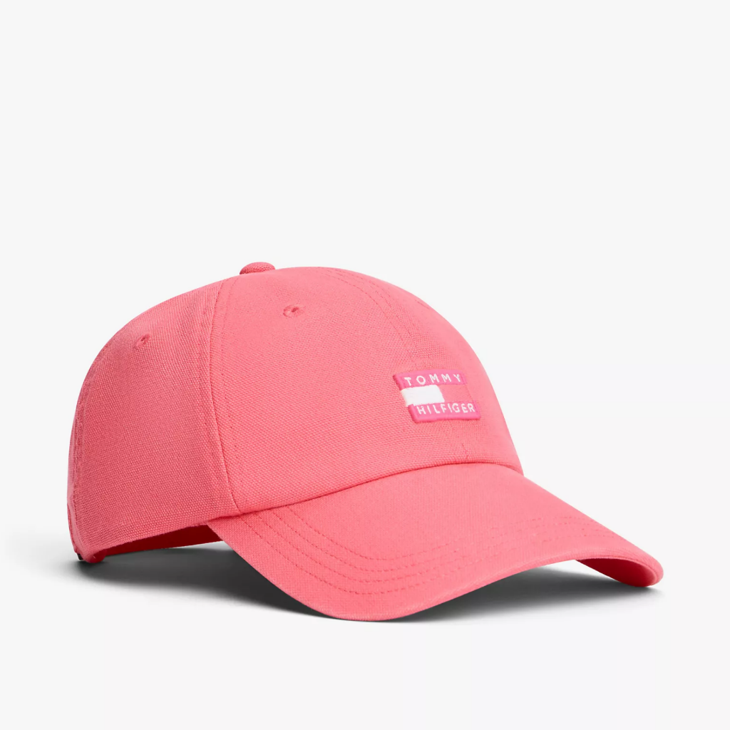 T.O.M.M.Y H.I.L.F.I.G.E.R Tonal Flag Logo Canvas Baseball Cap