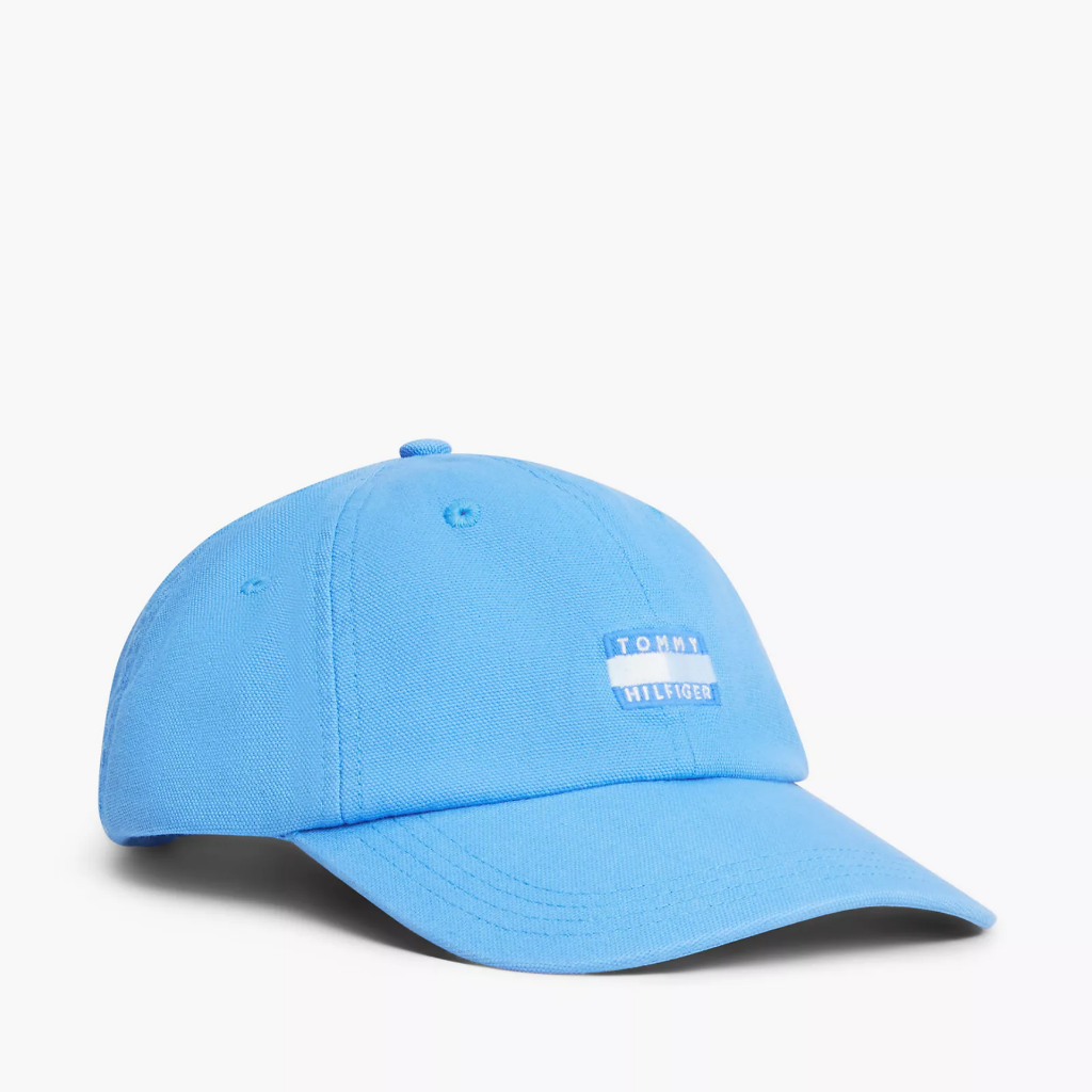 T.O.M.M.Y H.I.L.F.I.G.E.R Tonal Flag Logo Canvas Baseball Cap