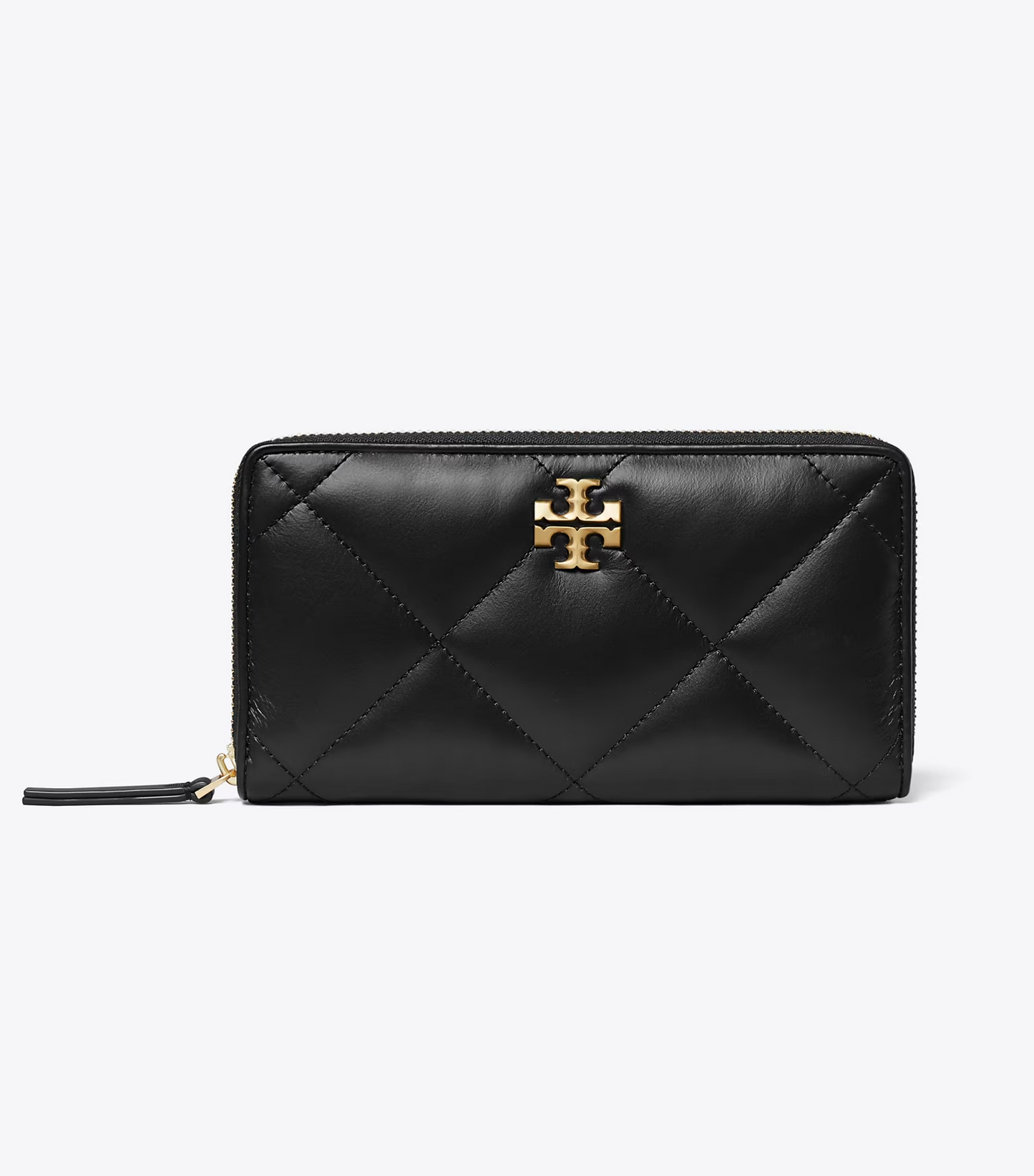 TORY BURCH KIRA DIAMOND QUILT ZIP CONTINENTAL WALLET
