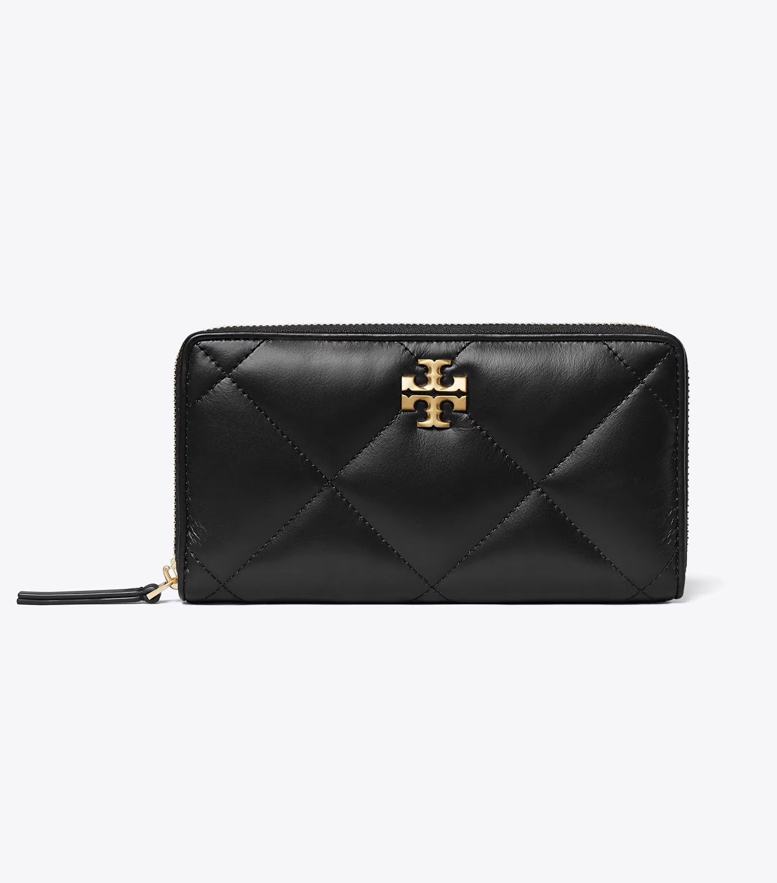 TORY BURCH KIRA DIAMOND QUILT ZIP CONTINENTAL WALLET