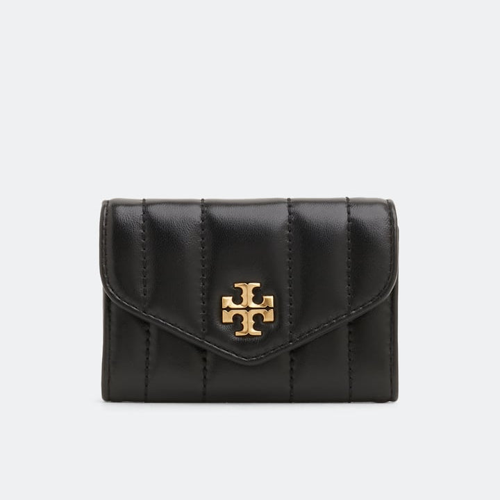 Tory Burch Kira quilted flap card case
