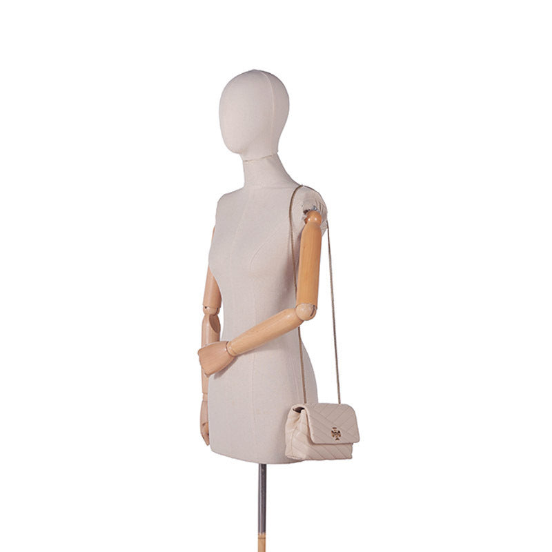 TORY BURCH KIRA CHEVRON SMALL CONVERTIBLE SHOULDER BAG