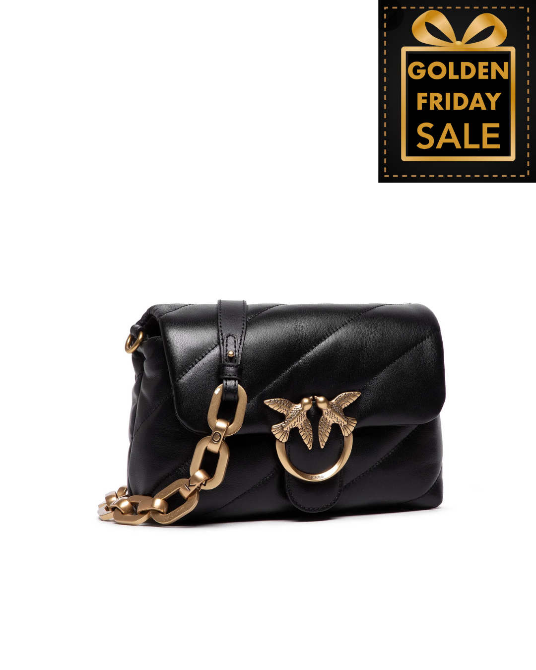 P.I.N.K.O Love Mini Puff Maxy Quilt Crossbody Bag