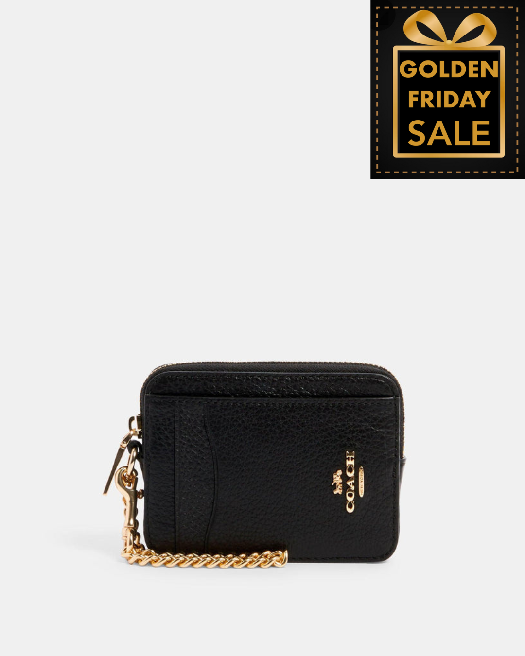 C.O.A.C.H Zip Card Case