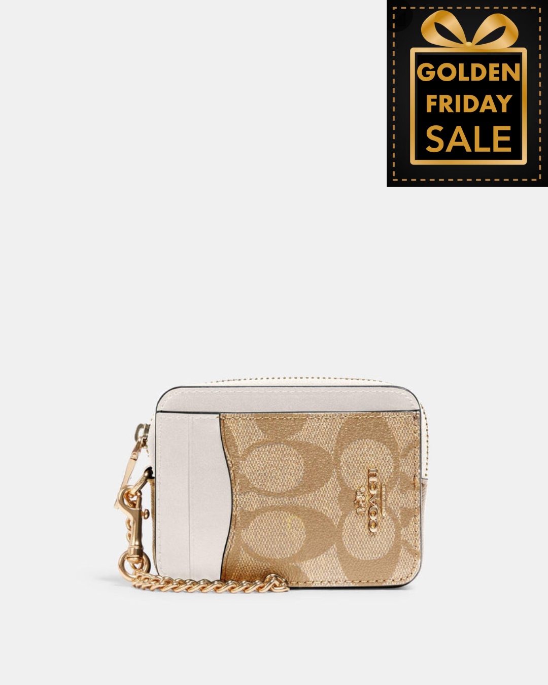 C.O.A.C.H Zip Card Case