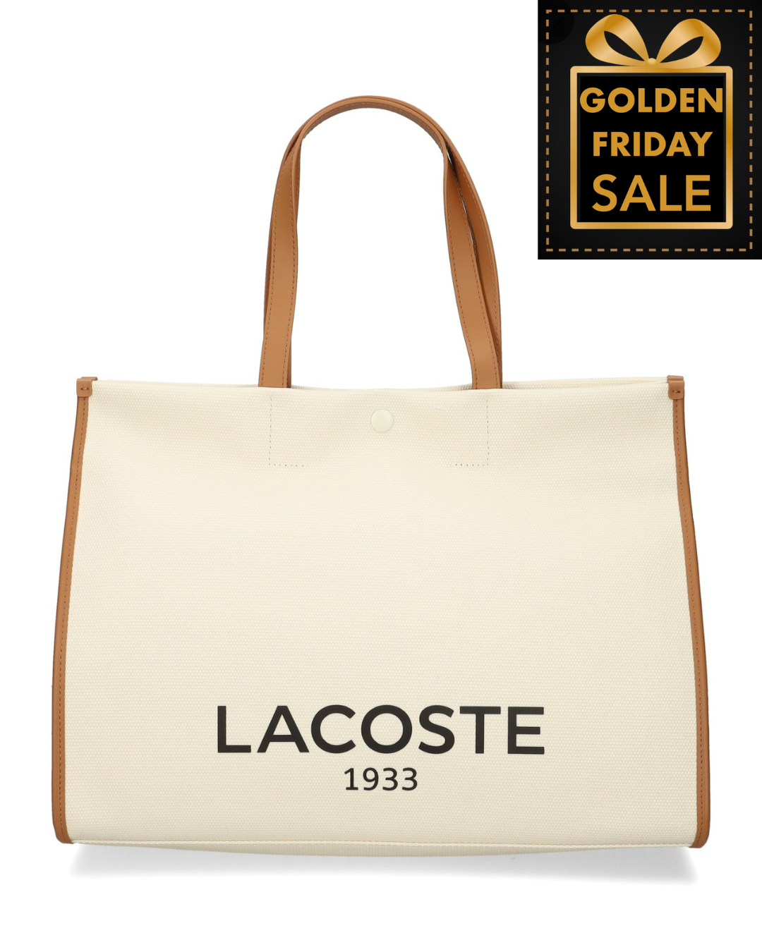 L.A.C.O.S.T.E Bag  NATURAL TAN