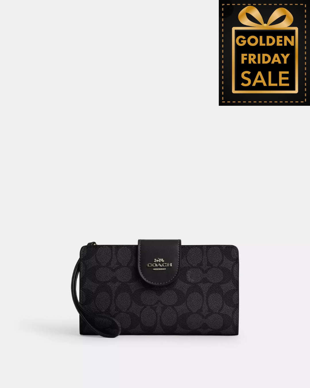 C.O.A.C.H Tech Phone Wallet In Colorblock Signature Canvas