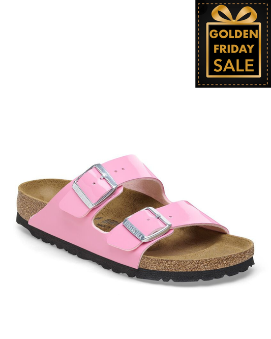 B.I.R.K.E.N.S.T.O.C.K. Arizona Percoflor Shiny - Candy Pink/Black