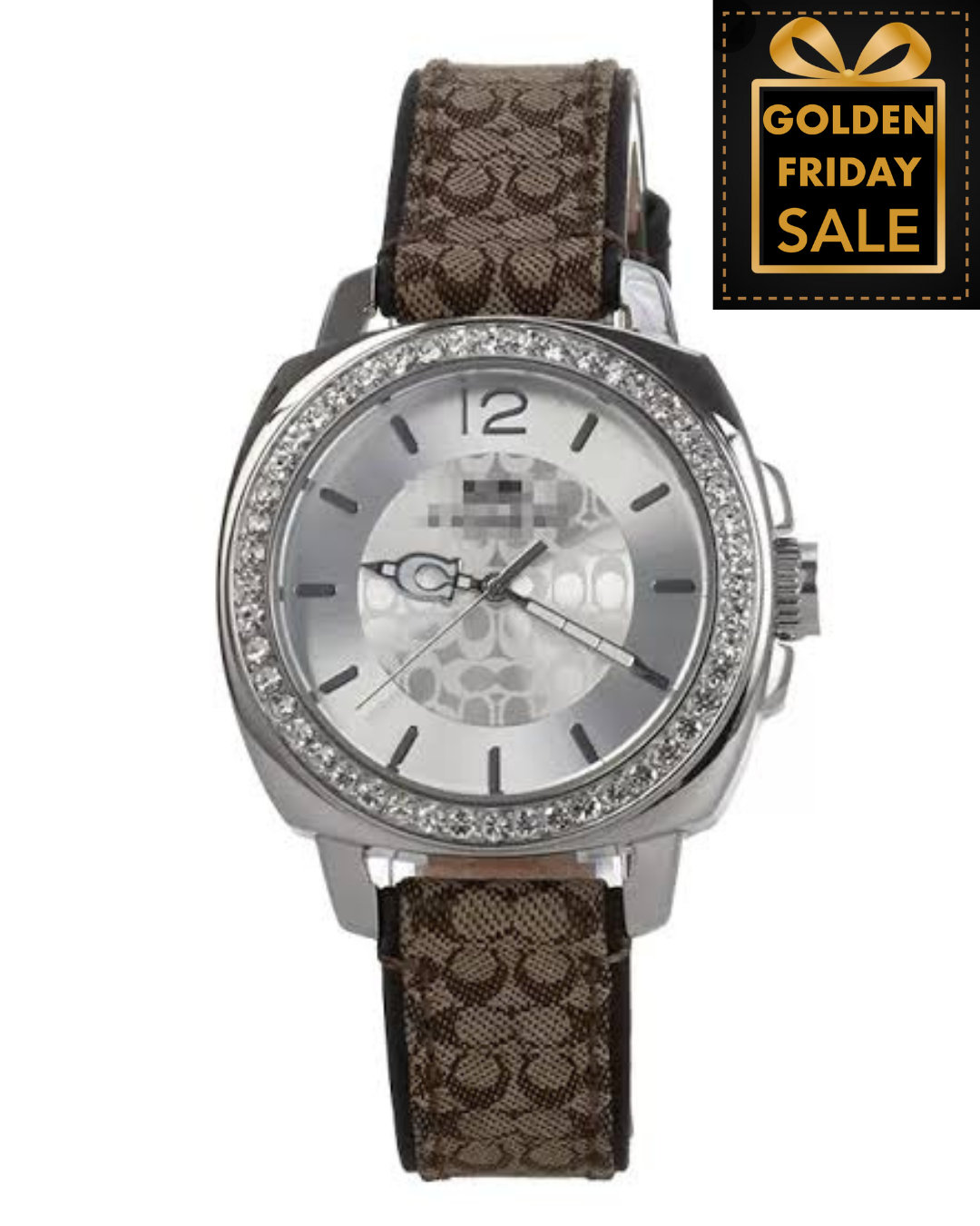 C.O.A.C.H Boyfriend Crystal Women's Watch