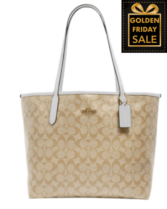 C.O.A.C.H Signature Canvas City Tote Bag