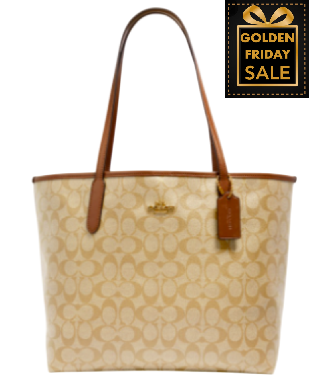 C.O.A.C.H Signature Canvas City Tote Bag