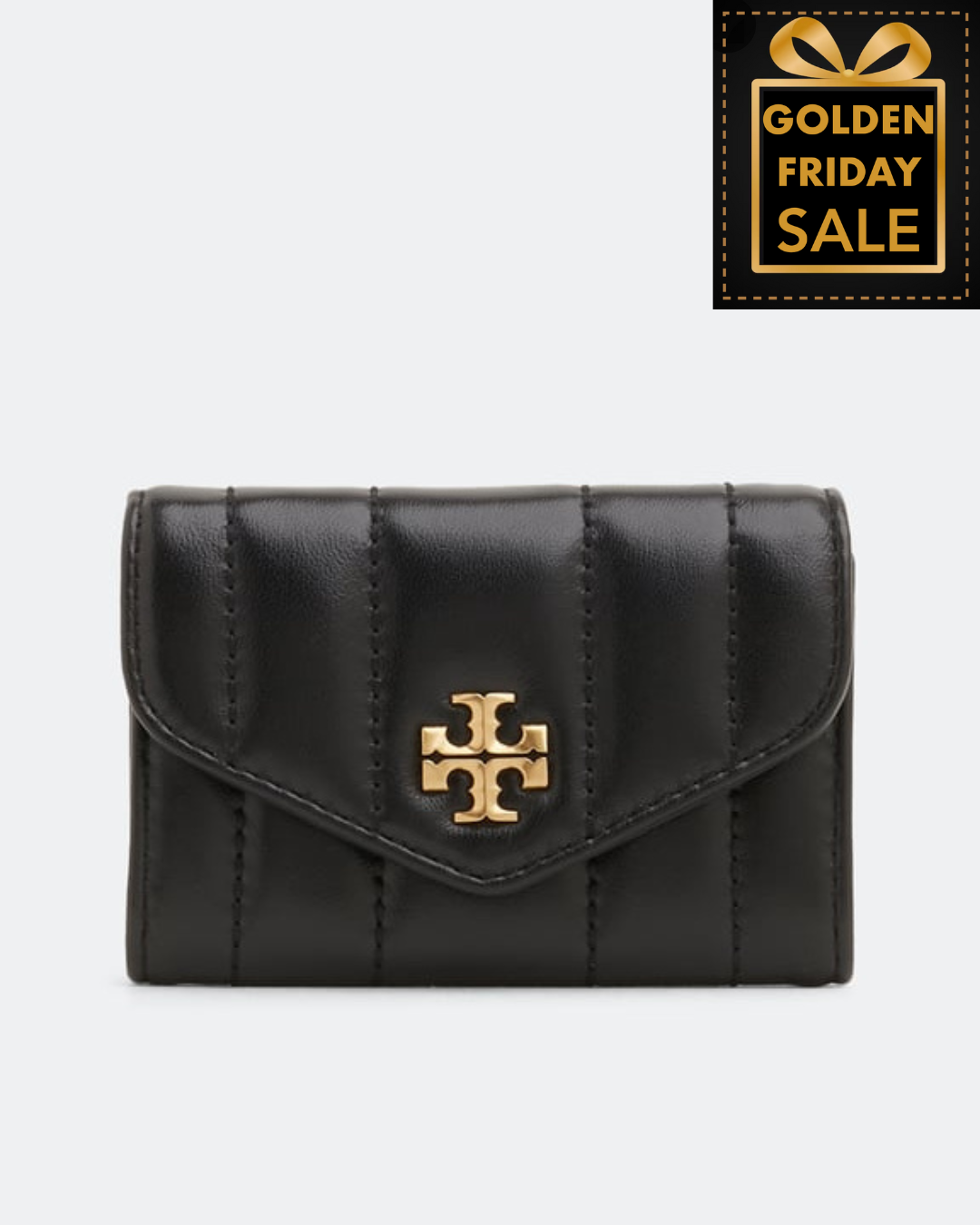 T.o.r.y B.u.r.c.h Kira quilted flap card case