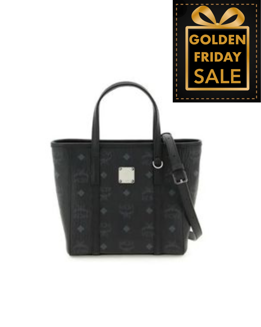 M.C.M AREN TOP-ZIP SHOPPER IN VISETOS HANDBAG