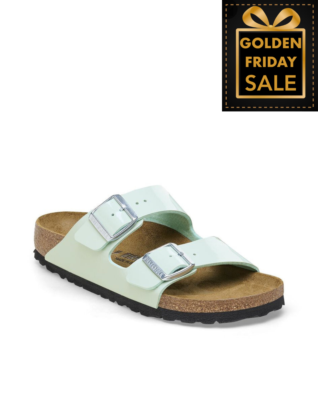 B.I.R.K.E.N.S.T.O.C.K Arizona Surf Green Patent Birko-Flor