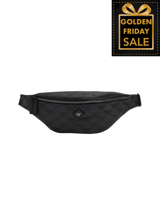 M.C.M Medium Himmel Belt Bag in Lauretos Jacquard