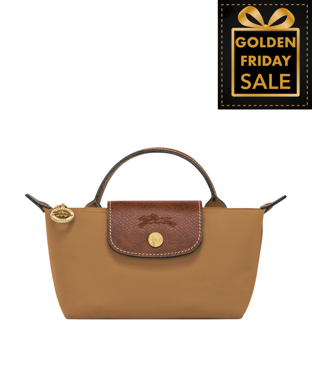 L.O.N.G.C.H.A.M.P LE PLIAGE POUCH WITH HANDLE