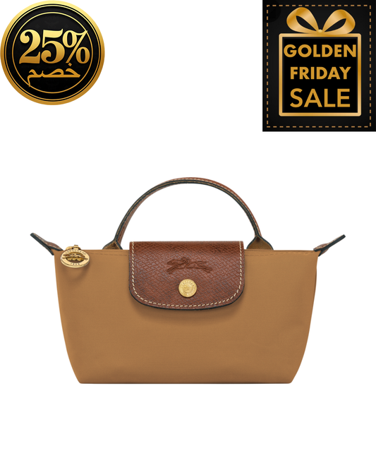 L.O.N.G.C.H.A.M.P LE PLIAGE POUCH WITH HANDLE