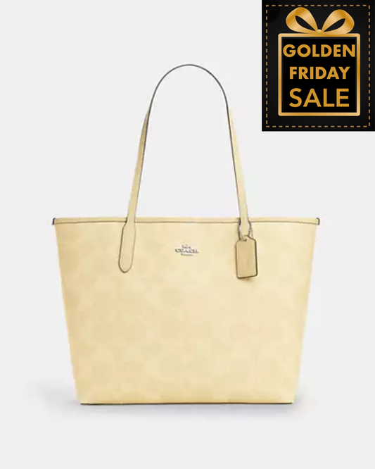 C.O.A.C.H City Tote Bag In Signature Canvas
