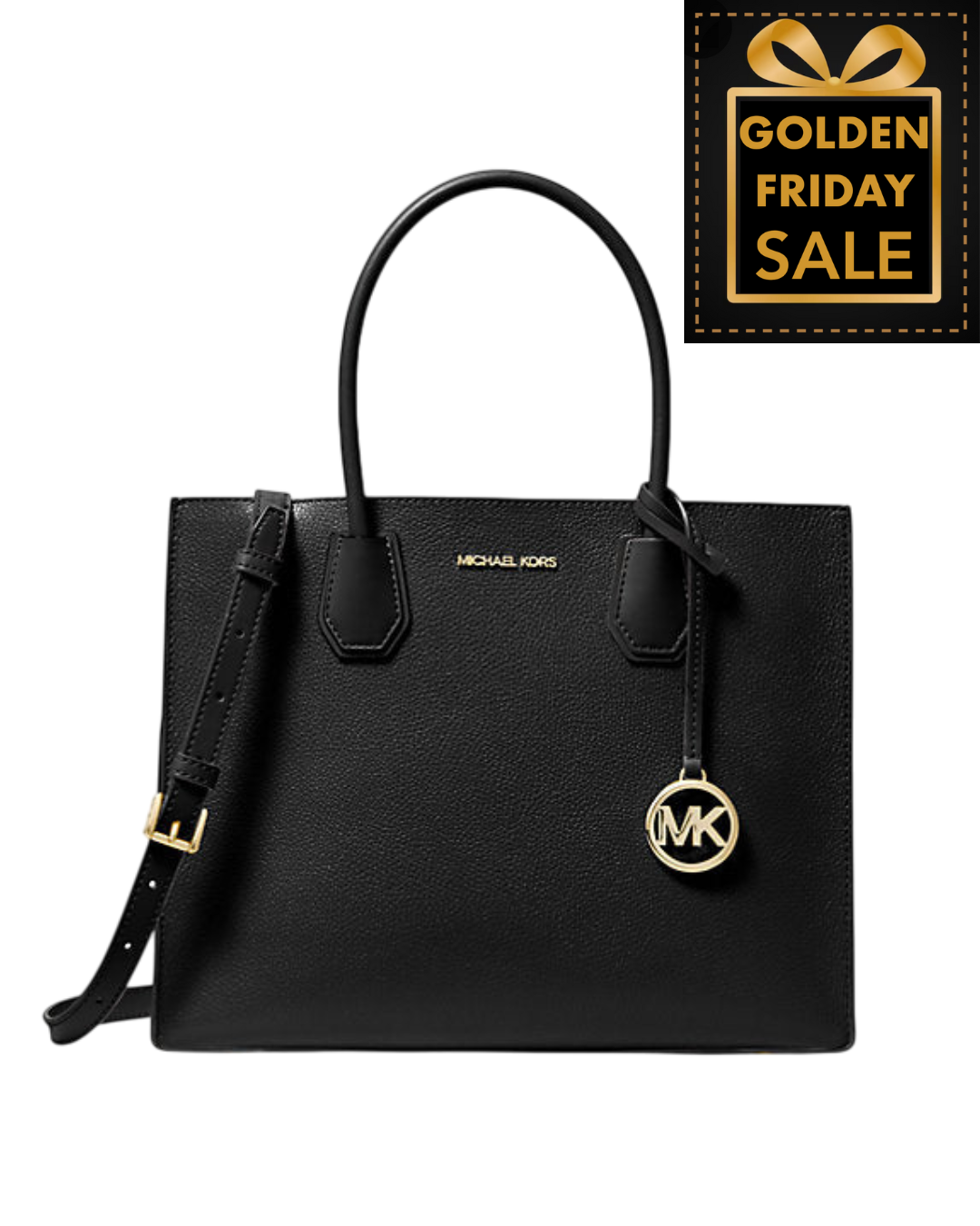 M.i.c.h.a.e.l K.o.r.s Mercer Large Pebbled Leather Accordion Tote Bag