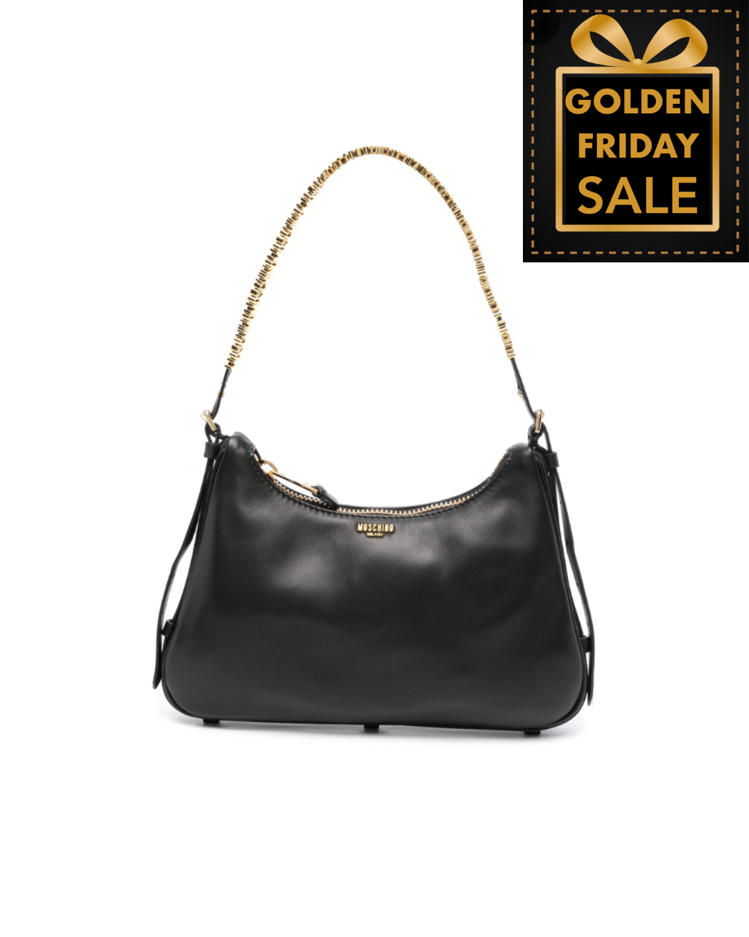 M.O.S.C.H.I.N.O Logo-Plaque Shoulder Bag