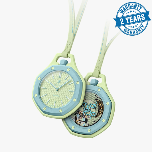A.u.d.e.m.a.r.s P.i.g.u.e.t x S.W.A.T.C.H ROYAL POP BLAUE ACHT POCKET WATCH