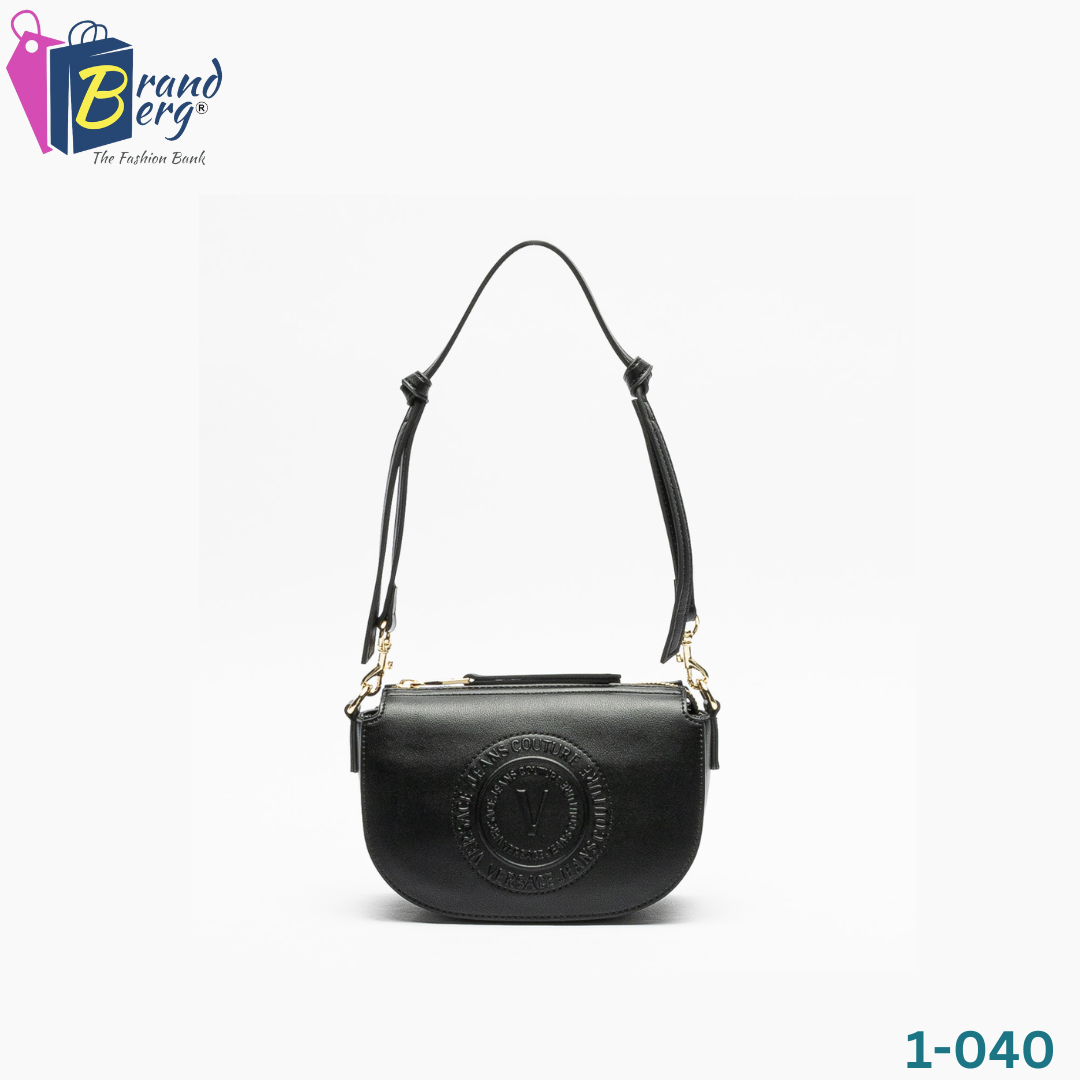 V.E.R.S.A.C.E. J.E.A.N.S. COUTURE CROSS ZIPPER BAG