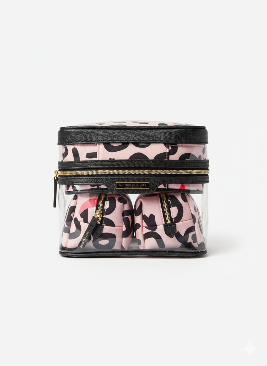 VICTORIA'S SECRET 4-Piece Makeup Bag