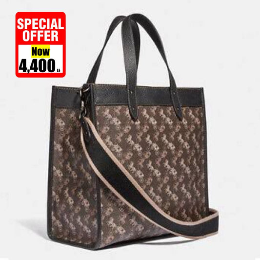 C.O.A.C.H Field Tote With Horse And Carriage Print