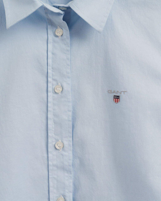 G.A.N.T Regular Fit Shirt Long Sleeves Sky Blue