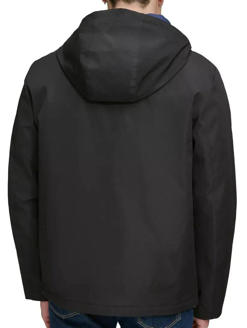 T.o.m.m.y H.i.l.f.i.g.e.r THProtect Water Resistant Windbreaker Jacket Black