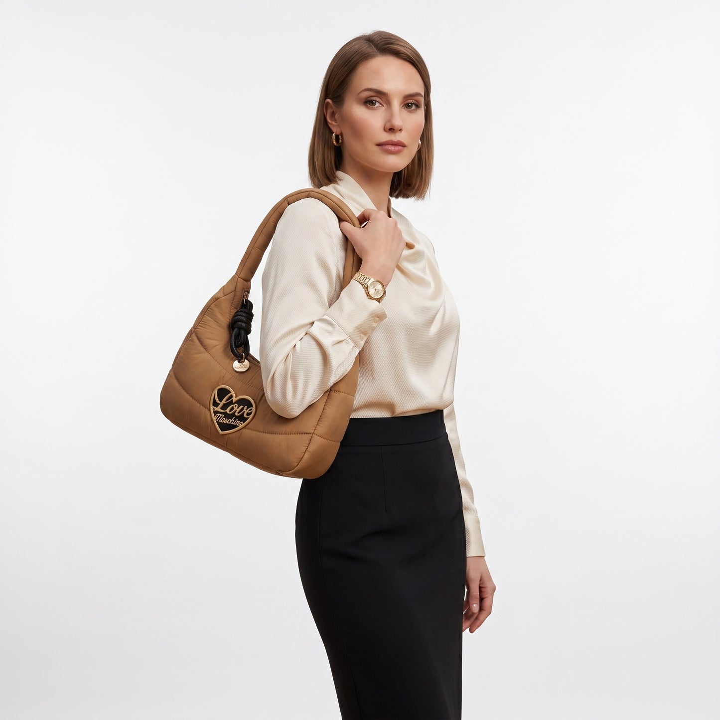 L.O.V.E M.O.S.C.H.I.N.O HOBO SHOULDER BAG