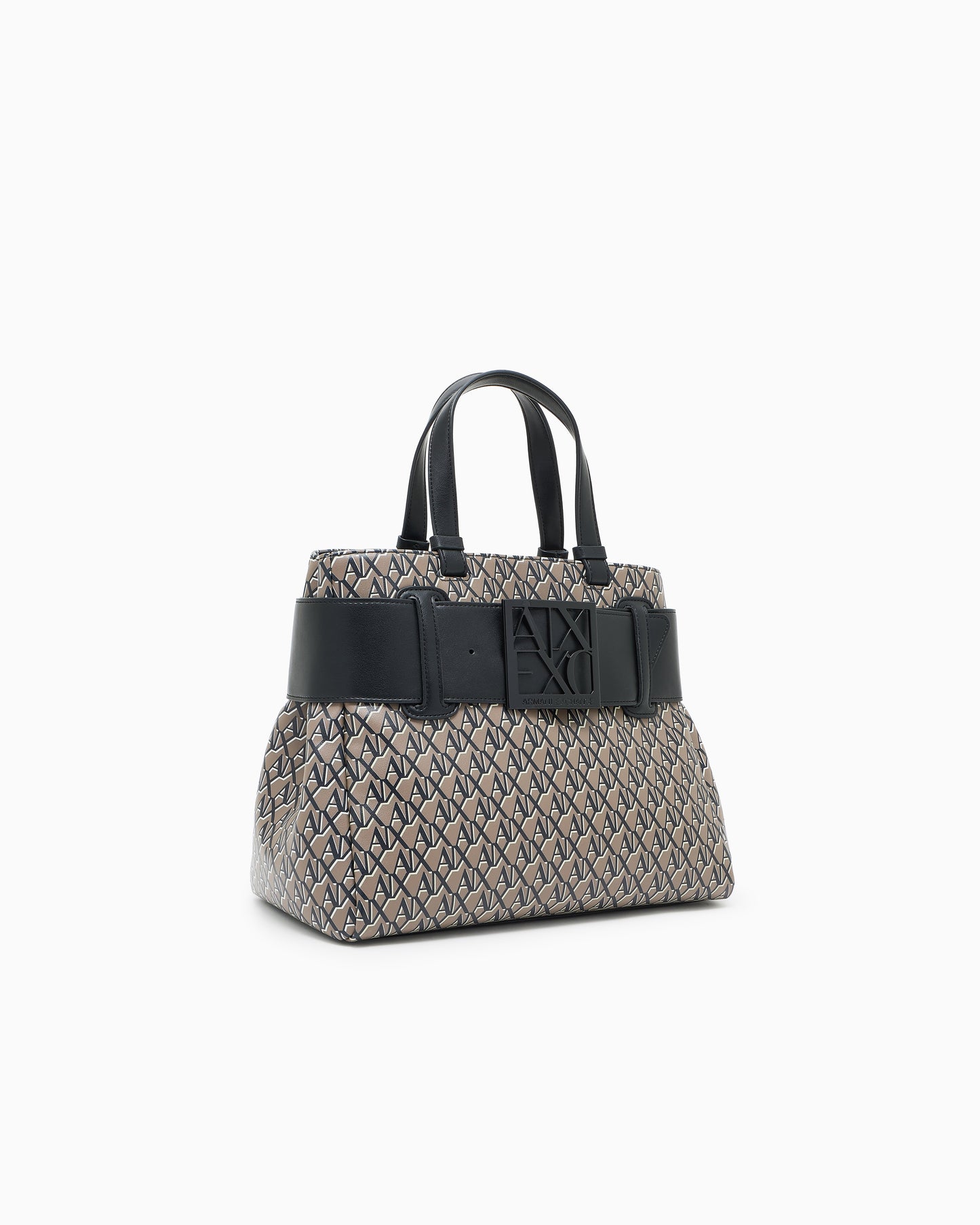 A.R.M.A.N.I E.X.C.H.A.N.G.E Handbag with allover logo