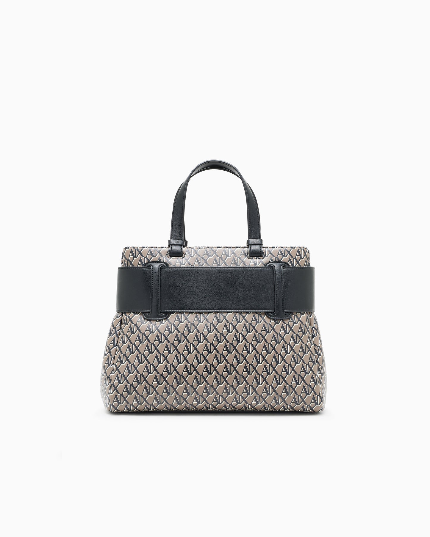 A.R.M.A.N.I E.X.C.H.A.N.G.E Handbag with allover logo