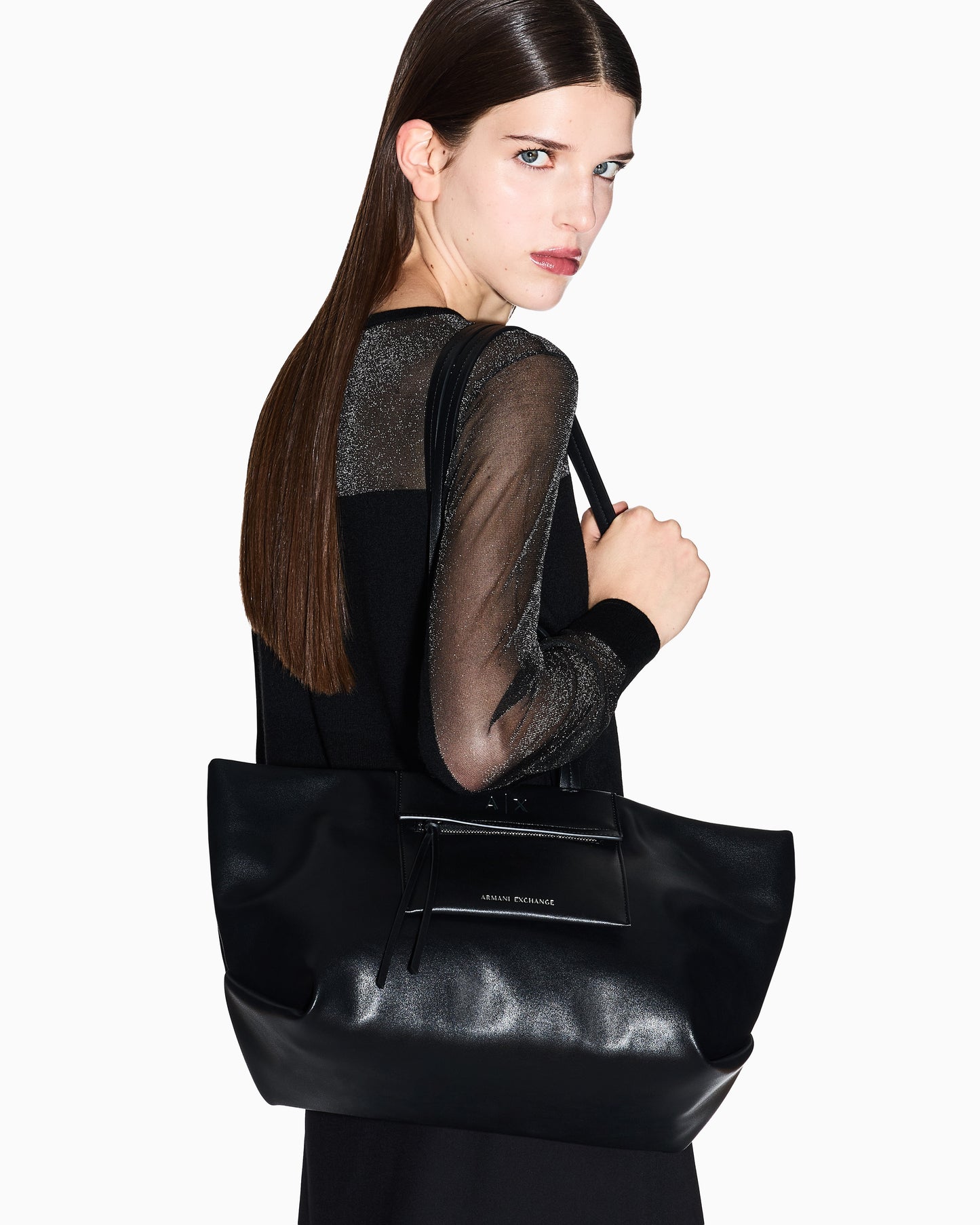A.R.M.A.N.I E.X.C.H.A.N.G.E Shopper bag with two handles
