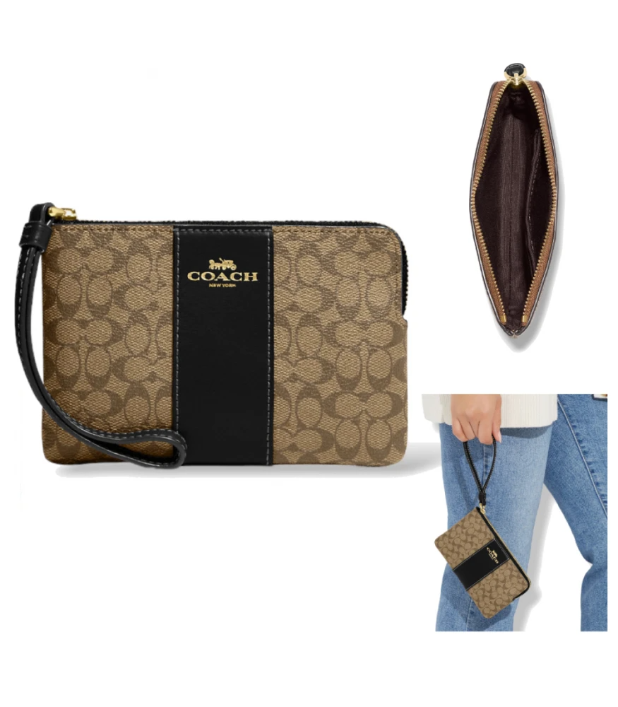 C.O.A.C.H CORNER ZIP WRISTLET