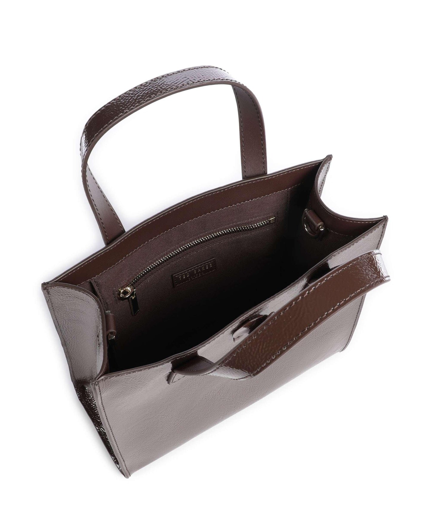 T.E.D B.A.K.E.R Rouseta Rose Detail Midi Leather Bag